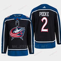 Andrew Peeke 2 Reverse Retro 2.0 2022 Columbus Blue Jackets Navy Jersey Primegreen