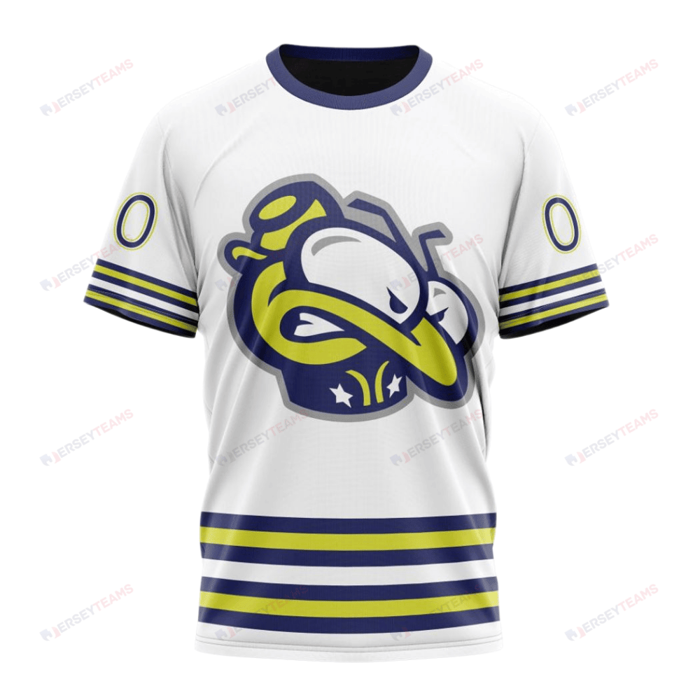 Columbus Blue Jackets Special Whiteout Custom AOP T-Shirt - White