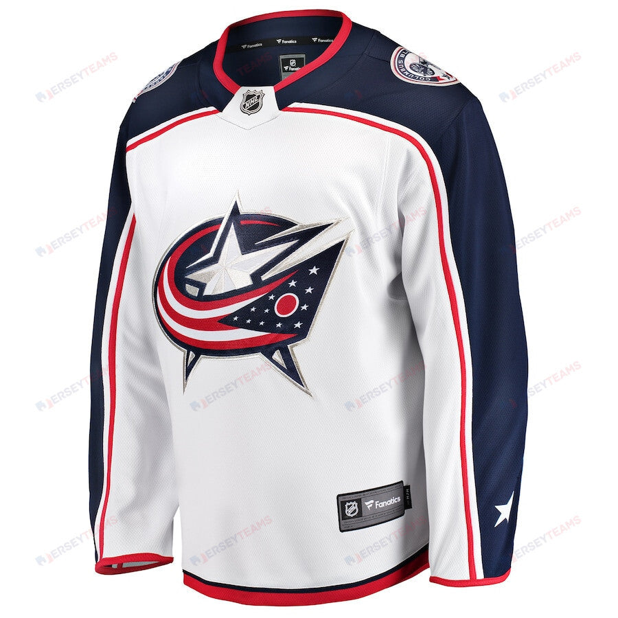 Johnny Gaudreau 13 Columbus Blue Jackets Prime Green Away Men Jersey - White