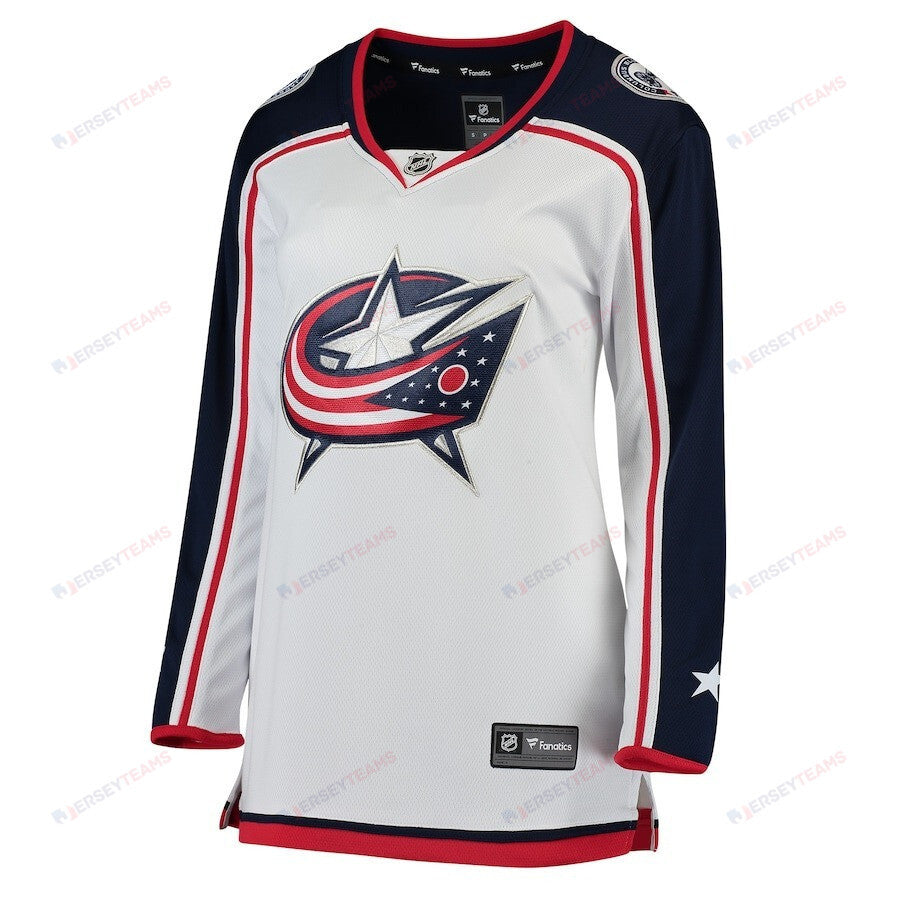 Johnny Gaudreau 13 Columbus Blue Jackets Women's Prime Green Away Jersey - White