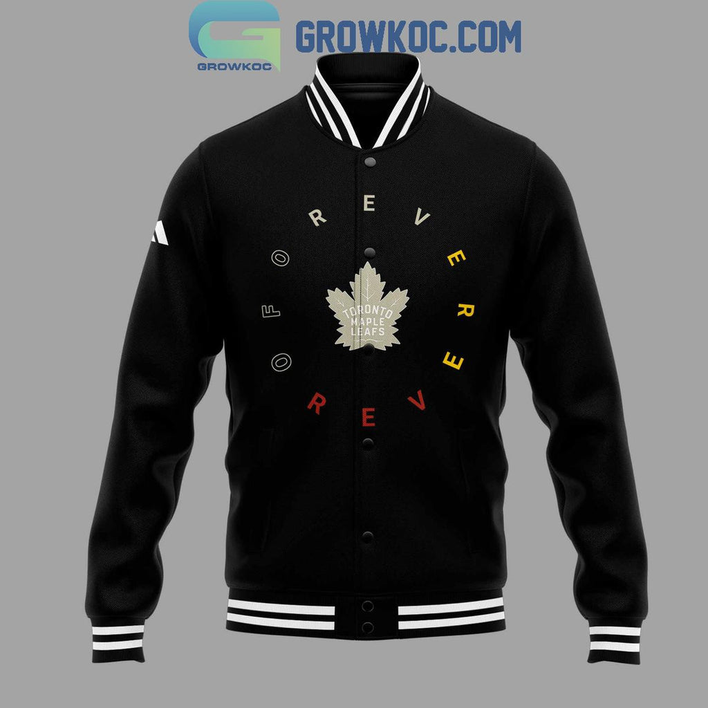 Toronto Maple Leafs Forever Indigenous Celebration 2024 Baseball Jacket - All Over Printed - Black - All-Over-Printed Jacket