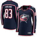 Conor Garland 83 Columbus Blue Jackets Indiana Women's Home Breakaway Jersey - Navy