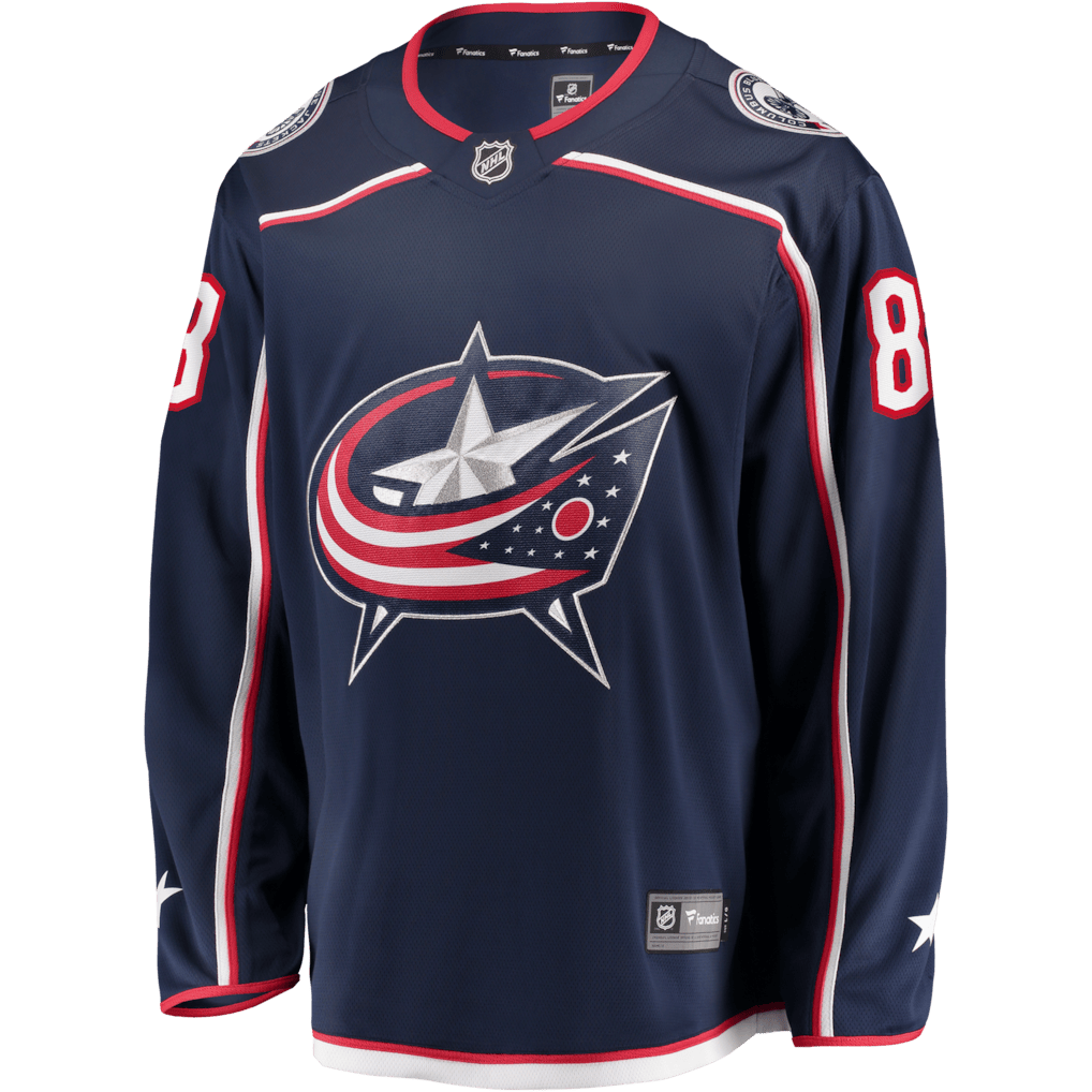 Conor Garland 83 Columbus Blue Jackets Home Breakaway Men Jersey - Navy