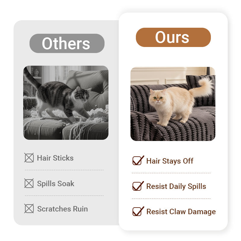Soft Plush Non-Slip Couch Cover
