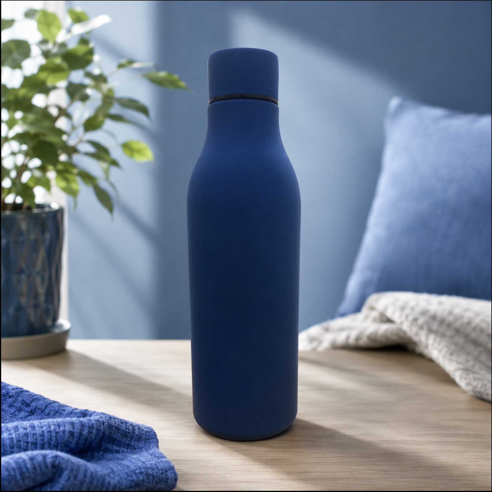 Personalised Soft Touch Water Bottle - 500ml.