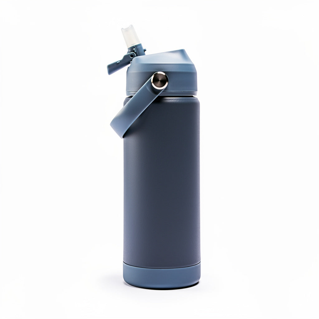 Kids Insulated Water Bottle with Straw-530ml