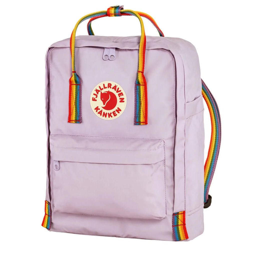 Fjallraven Kanken Rainbow Classic Backpack Pastel Lavender / Rainbow