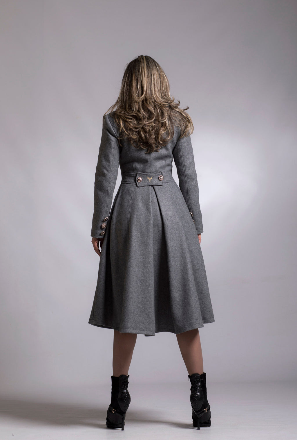 Princess Coat, Fall Fashion, Swing Coat, Custom Wool Coat, Personalized Label, Women Fashion, Double Breasted Coat, Womens Clothing