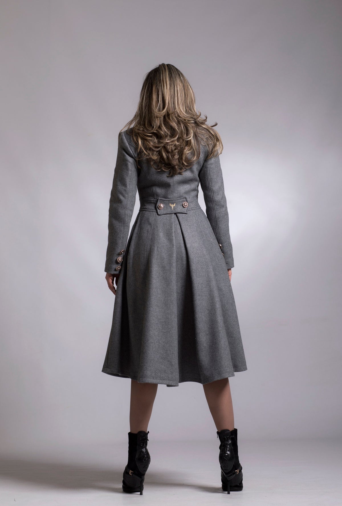 Princess Coat, Fall Fashion, Swing Coat, Custom Wool Coat, Personalized Label, Women Fashion, Double Breasted Coat, Womens Clothing