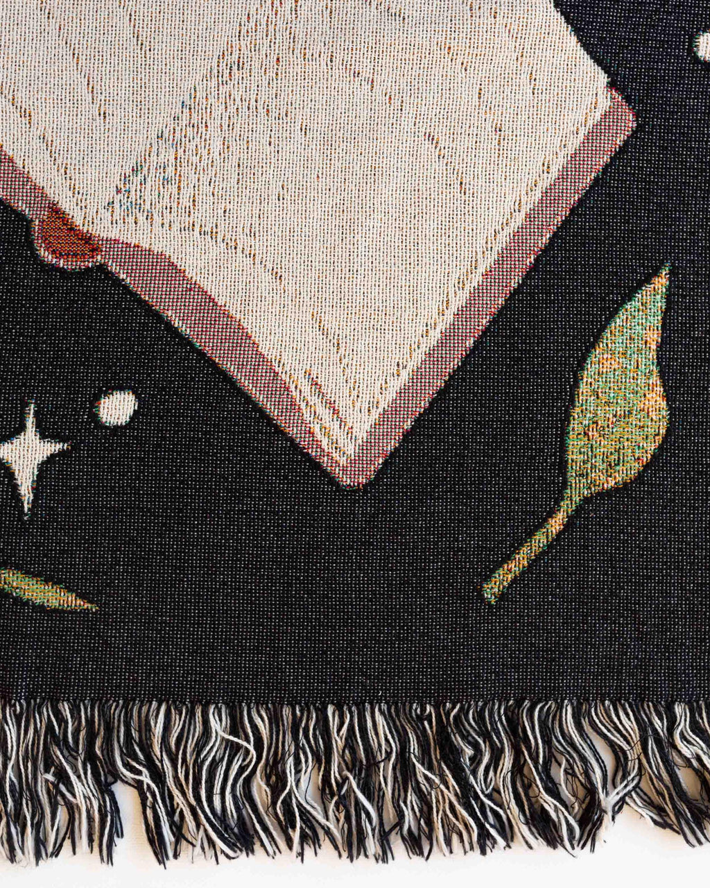 Books and Blooms Blanket: Personalized Gift for Fantasy Reader, Woven Gift for Her, Cozy Dark Academia