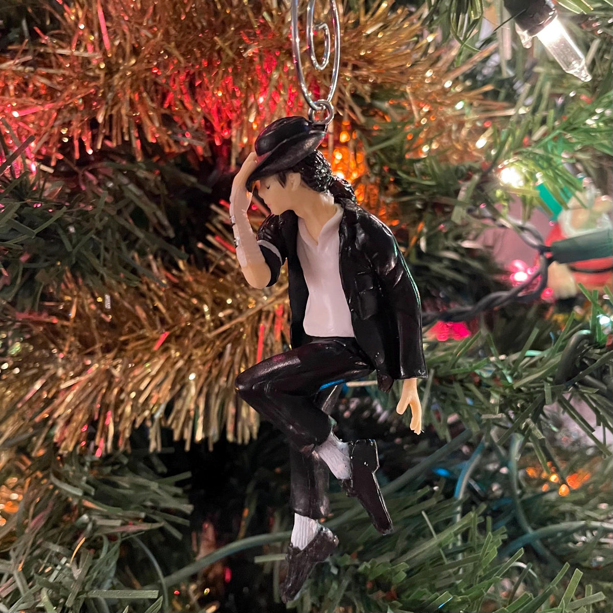 Michael Jackson Christmas Ornament