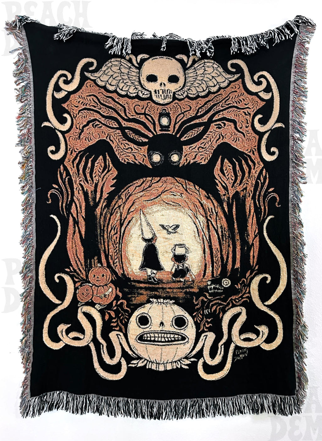 NEW* Over the Garden Wall Woven Blanket Tapestry Wall Hanging