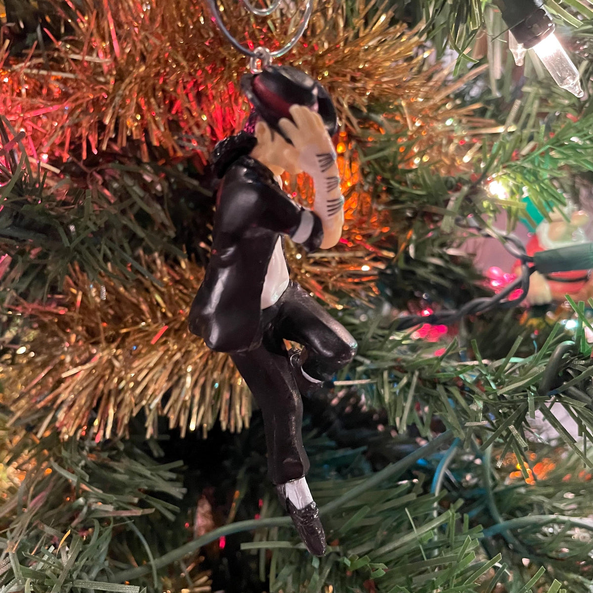 Michael Jackson Christmas Ornament