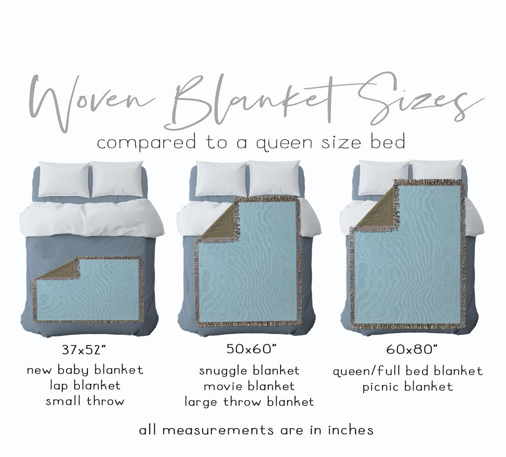 Mom Woven Blanket - Personalized Throw Blanket - Mother's Day Gift