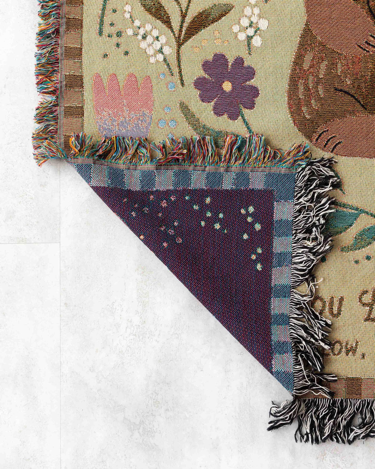 Mothers Day Gift: Mama Bear Blanket, Present for Mom from Kids, Unique Thoughtful Birthday Christmas, Personalized Custom Woven Throw