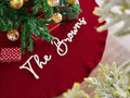 Personalized Christmas Tree Skirt, Family Christmas Tree Skirts, Custom House Warming Gift, Christmas Home Decor, Christmas Decorations