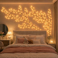 Willow Branch LED Lights, Bendable Fairy String Lights, Warm White Tree Lights, Wall Decor, Bedroom Ambiance, Home Decoration 72/96/144 LEDs