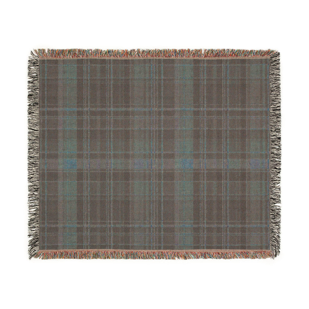 Rustic Plaid Pattern Woven Blanket | Autumn Tartan Throw