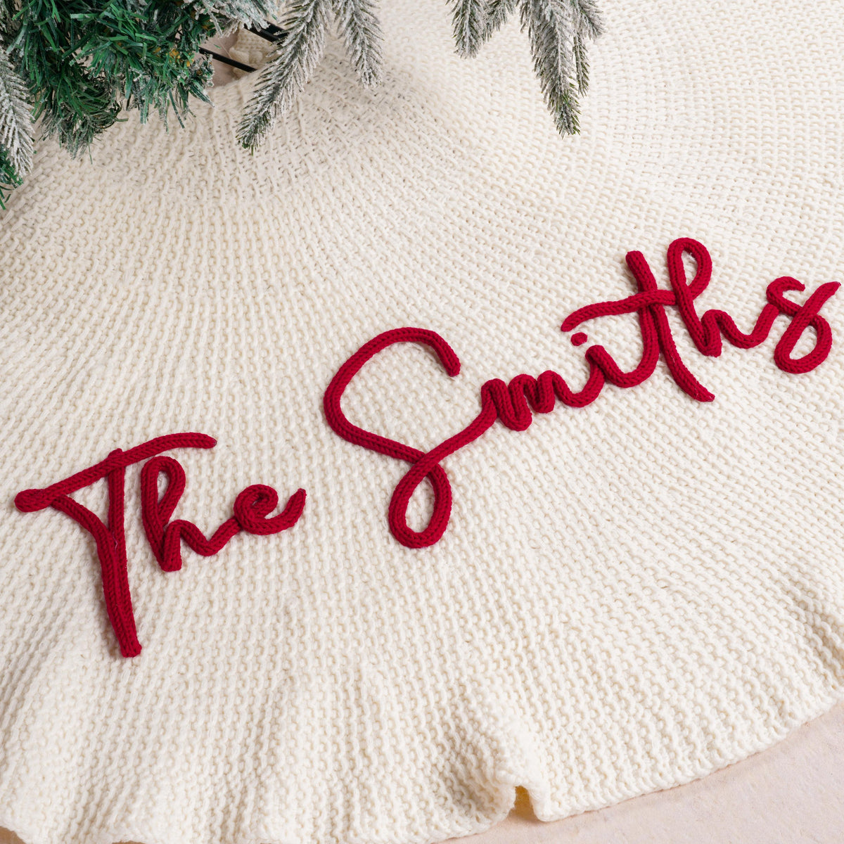 Personalized Christmas Tree Skirt, Family Christmas Tree Skirts, Custom House Warming Gift, Christmas Home Decor, Christmas Decorations