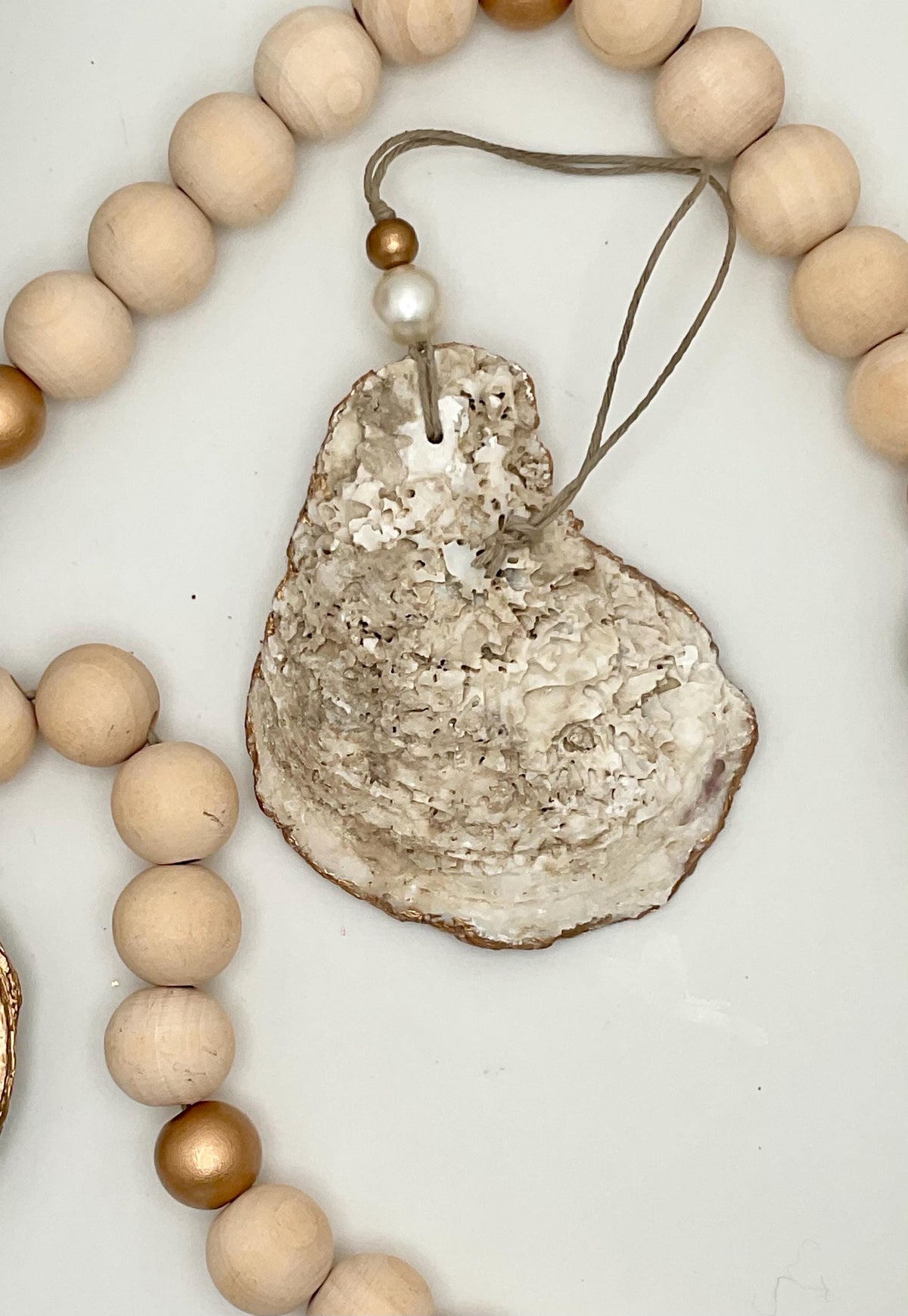 Savannah GA Forsyth Park fountain oyster shell ornament