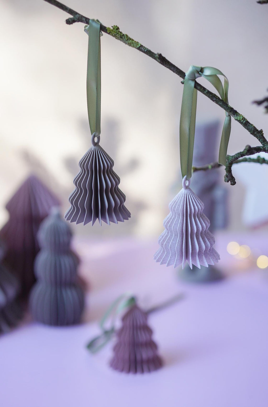 STL & 3MF Fan Tree Christmas Tree Ornament 3D Print File | Modern Christmas Tree | Christmas Decoration STL | Scandinavian Winter Decoration