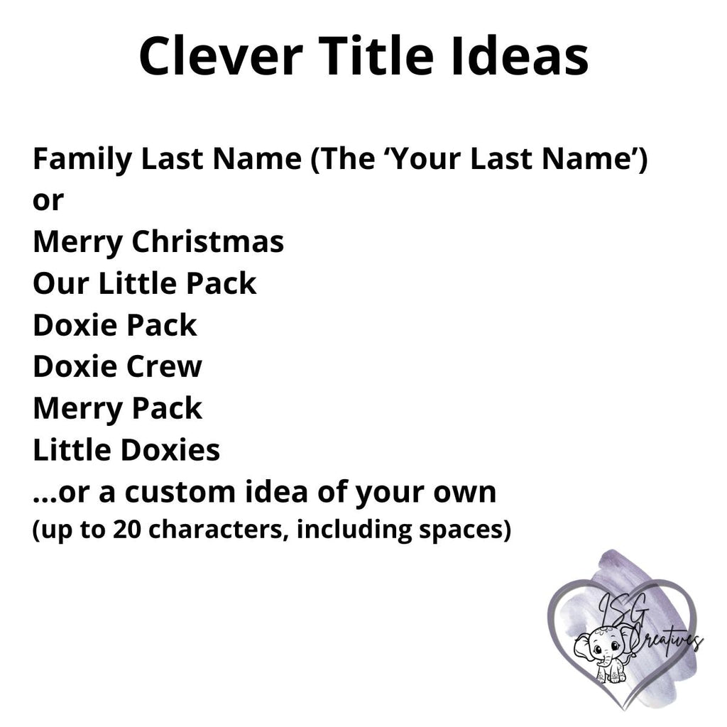 Personalized Dachshund Family Metal Ornament | Custom Names, Snowy Christmas Scene, 2026