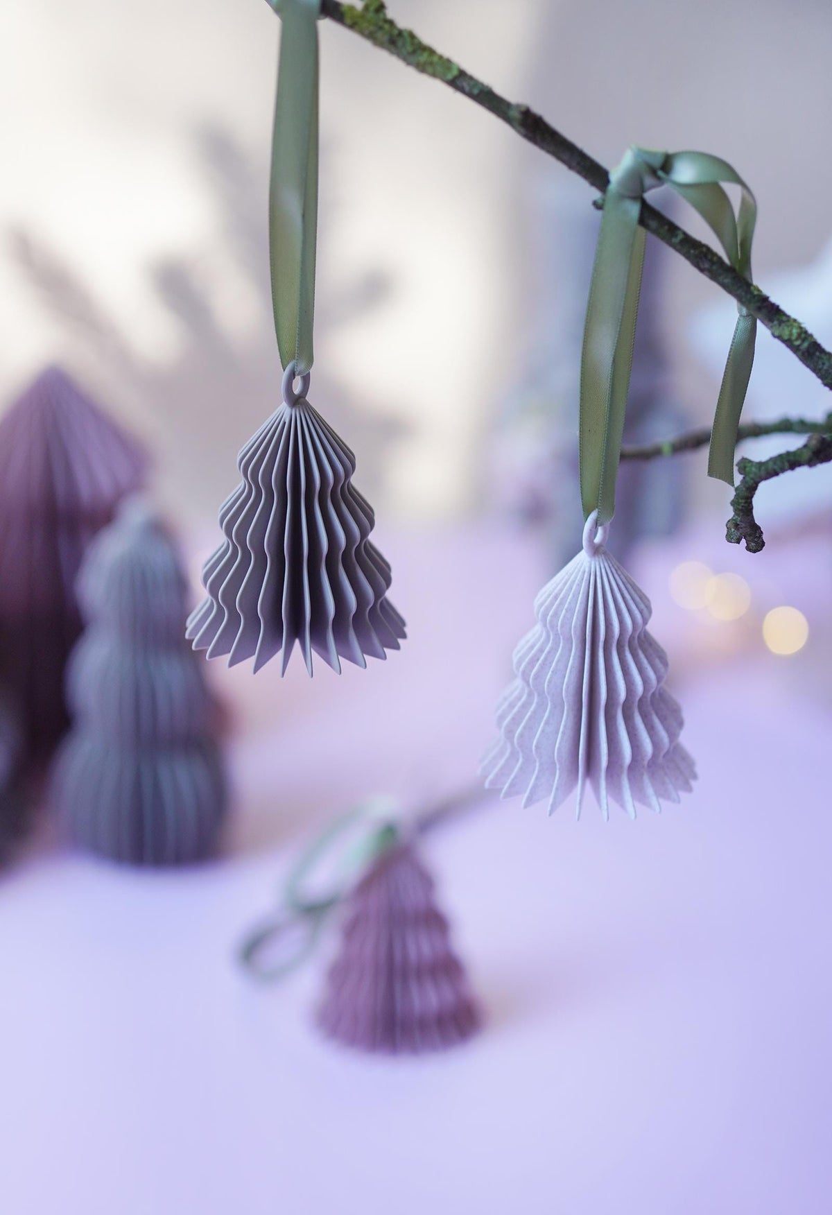 STL & 3MF Fan Tree Christmas Tree Ornament 3D Print File | Modern Christmas Tree | Christmas Decoration STL | Scandinavian Winter Decoration