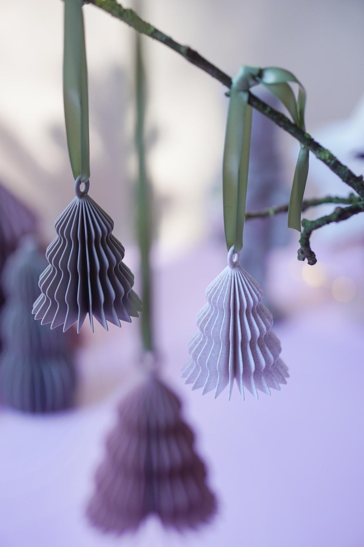 STL & 3MF Fan Tree Christmas Tree Ornament 3D Print File | Modern Christmas Tree | Christmas Decoration STL | Scandinavian Winter Decoration