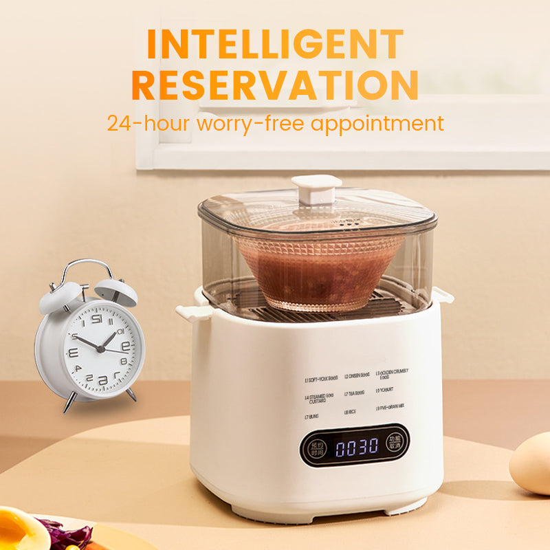🎁2025 Neues Design🥚✨Mini Multi-Functional Egg Cooker Set with Smart Touch Panel