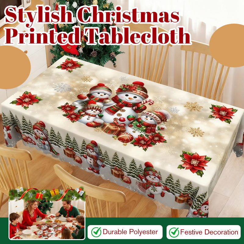 Stylish Christmas Printed Tablecloth