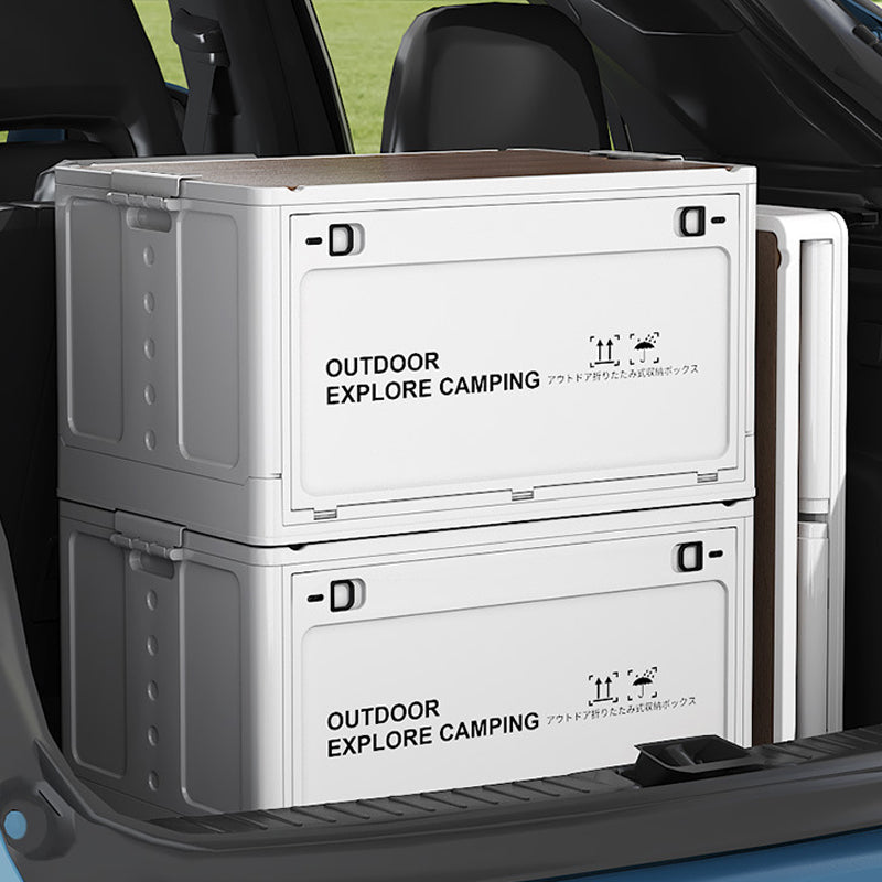 🔥Limited-time 50%off-📦Collapsible Camping Storage Box with Wooden Lid
